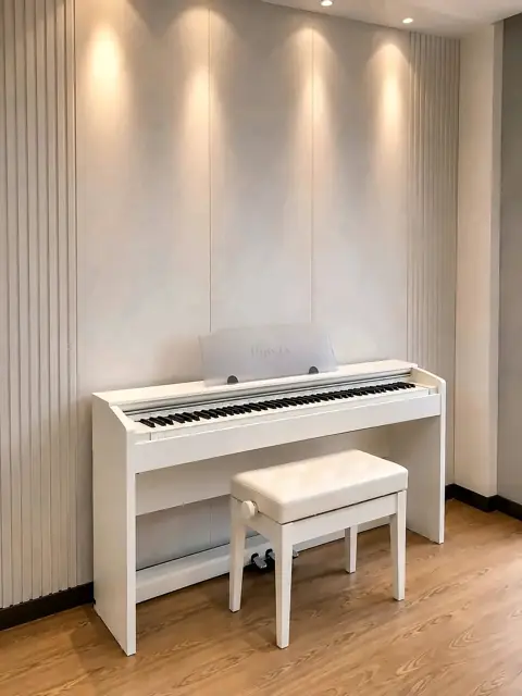 Piano điện Casio Privia màu trắng